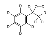 1,2,3,4,5-pentadeuterio-6-(1,2,2,2-tetradeuterio-1-deuteriooxyethyl)benzene Structure