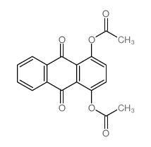 9,10-Anthracenedione,1,4-bis(acetyloxy)- structure