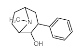 8-Azabicyclo[3.2.1]octan-2-ol,8-methyl-3-phenyl-, (2-endo,3-exo)- (9CI)结构式
