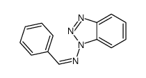 1-(Benzylideneamino)-1H-benzotriazole结构式