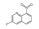 3-fluoro-8-nitroquinoline Structure