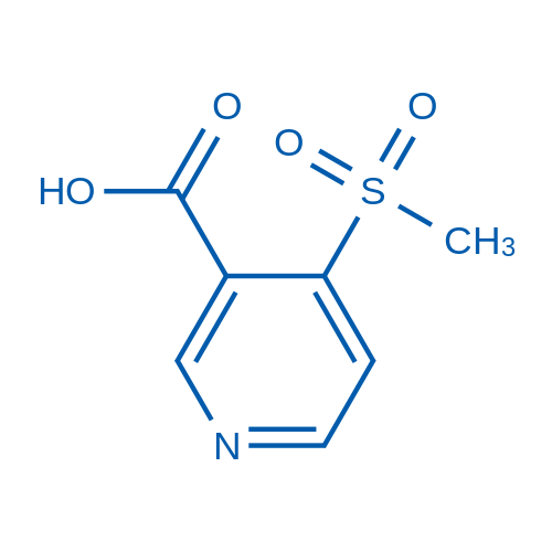 4-(Methylsulfonyl)nicotinic acid picture