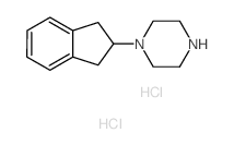 1-(2,3-dihydro-1H-inden-2-yl)piperazine(SALTDATA: 2HCl)结构式