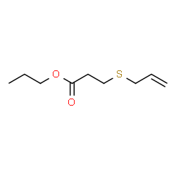 3-(Allylthio)propionic acid propyl ester结构式