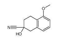 2-hydroxy-5-methoxy-3,4-dihydro-1H-naphthalene-2-carbonitrile Structure