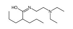 N-[2-(diethylamino)ethyl]-2-propylpentanamide Structure