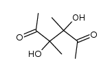 3,4-dihydroxy-3,4-dimethyl-hexane-2,5-dione Structure