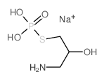 2-Propanol,1-amino-3-(phosphonothio)-, monosodium salt (9CI) picture