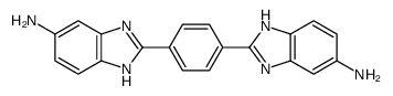 2,2'-(1,4-phenylene)bis(5-amino-1H-benzimidazol) Structure