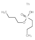 Phosphonic acid,butyl-, monobutyl ester, thorium(4+) salt (8CI) Structure