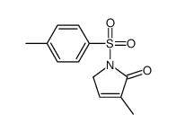 4-methyl-1-(4-methylphenyl)sulfonyl-2H-pyrrol-5-one结构式