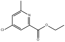 Ethyl 4-chloro-6-methylpyridine-2-carboxylate结构式