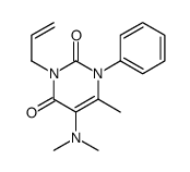 5-(dimethylamino)-6-methyl-1-phenyl-3-prop-2-enylpyrimidine-2,4-dione Structure