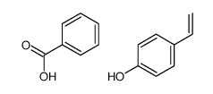 benzoic acid,4-ethenylphenol Structure