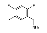 Benzenemethanamine, 2,4-difluoro-5-methyl- (9CI)结构式