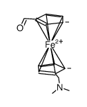 1'-N,N-dimethylaminomethylferrocene-1-carbaldehyde Structure