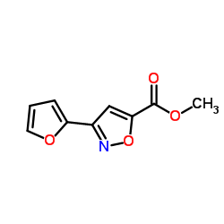 3-(呋喃-2-基)异恶唑-5-羧酸结构式