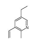 Pyridine, 3-ethenyl-5-ethyl-2-methyl- (9CI)结构式