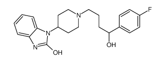 3-[1-[4-(4-fluorophenyl)-4-hydroxybutyl]piperidin-4-yl]-1H-benzimidazol-2-one结构式