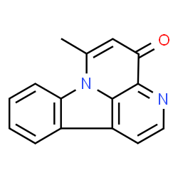 6-Methyl-4H-indolo[3,2,1-de][1,5]naphthyridin-4-one structure