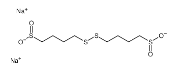 disodium,4-(4-sulfinatobutyldisulfanyl)butane-1-sulfinate结构式