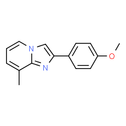 2-(4-Methoxyphenyl)-8-methylimidazo[1,2-a]pyridine Structure