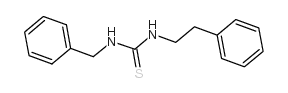 1-Benzyl-3-phenethyl-2-thiourea structure