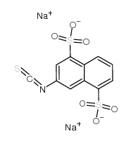 3-ISOTHIOCYANO-1,5-NAPHTHALENE DISULFONIC ACID DISODIUM SALT Structure