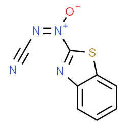 Diazenecarbonitrile, 2-(2-benzothiazolyl)-, 2-oxide (9CI) Structure