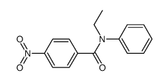 N-ethyl-4-nitro-N-phenylbenzamide结构式
