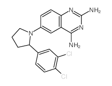 6-[2-(3,4-dichlorophenyl)pyrrolidin-1-yl]quinazoline-2,4-diamine picture