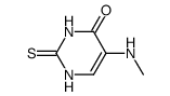 4(1H)-Pyrimidinone, 2,3-dihydro-5-(methylamino)-2-thioxo- (9CI) structure