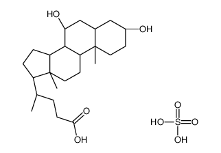 Chenodeoxycholic acid sulfate conjugate结构式