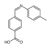 4-[(4-methylphenyl)iminomethyl]benzoic acid Structure