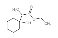 ethyl 2-(1-hydroxycyclohexyl)propanoate structure