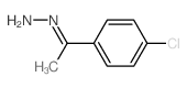 1-(4-chlorophenyl)ethylidenehydrazine structure