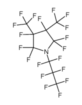 perfluoro-(N-propyl-3,4-dimethylpyrrolidine)结构式