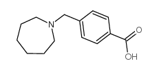 4-(azepan-1-ylmethyl)benzoic acid结构式