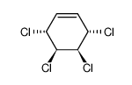 α-3,4,5,6-Tetrachlorocyclohex-1-ene Structure
