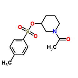 1-Acetyl-3-piperidinyl 4-methylbenzenesulfonate Structure