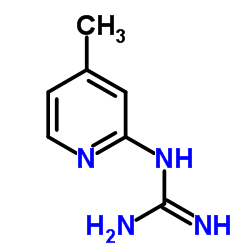 1-(4-Methyl-2-pyridinyl)guanidine结构式