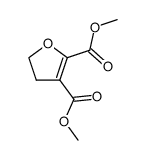 4,5-dihydrofuran-dicarboxylic-(2,3)-dimethyl ester结构式