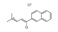 Dimethyl-(γ-chlor-γ-(β-naphthyl)-allyliden)-ammoniumhydroxid结构式