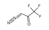 1,1,1-trifluoro-3-diazo-2-oxopropane结构式