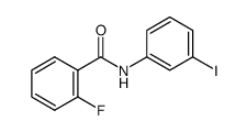 2-fluoro-N-(3-iodophenyl)benzamide Structure