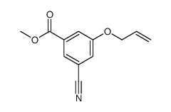 methyl 3-(allyloxy)-5-cyanobenzoate Structure