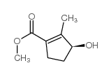 (3s)-3-羟基-2-甲基-1-环戊烯-1-羧酸甲酯结构式