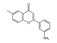 2-(3-aminophenyl)-6-methylchromen-4-one Structure