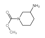 1-Piperidinecarboxylicacid,3-amino-,methylester(9CI) structure