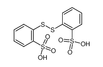 2,2'-disulfanediyl-bis-benzenesulfonic acid Structure